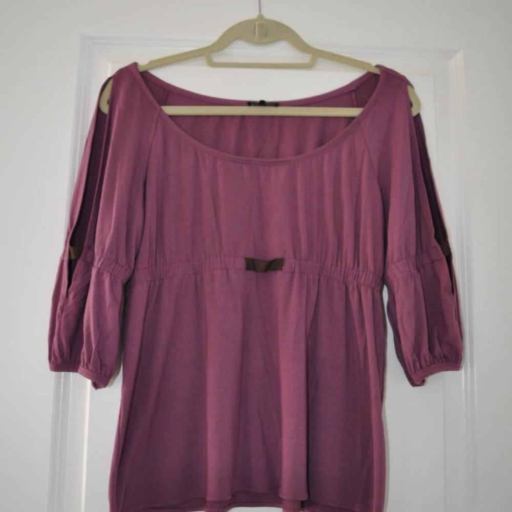 Theory Top with Puff sleeve - New without Tags